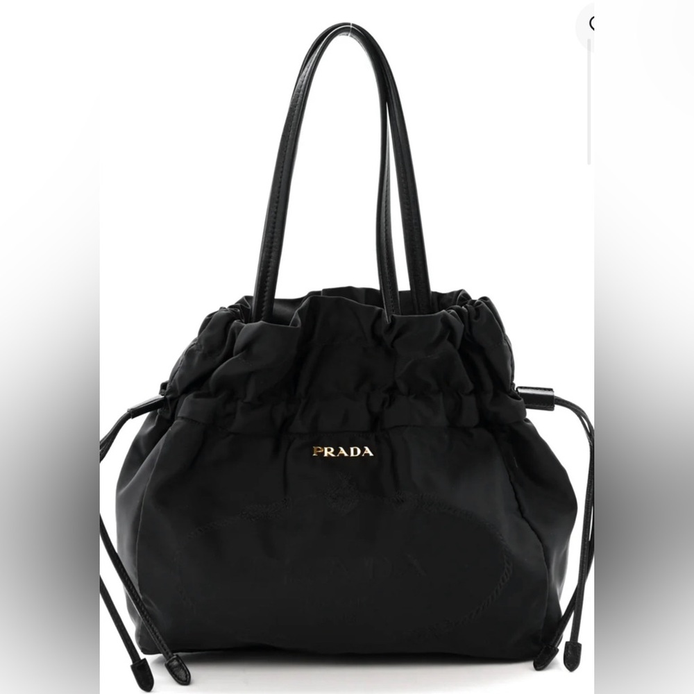 Prada nylon jacquard bag
